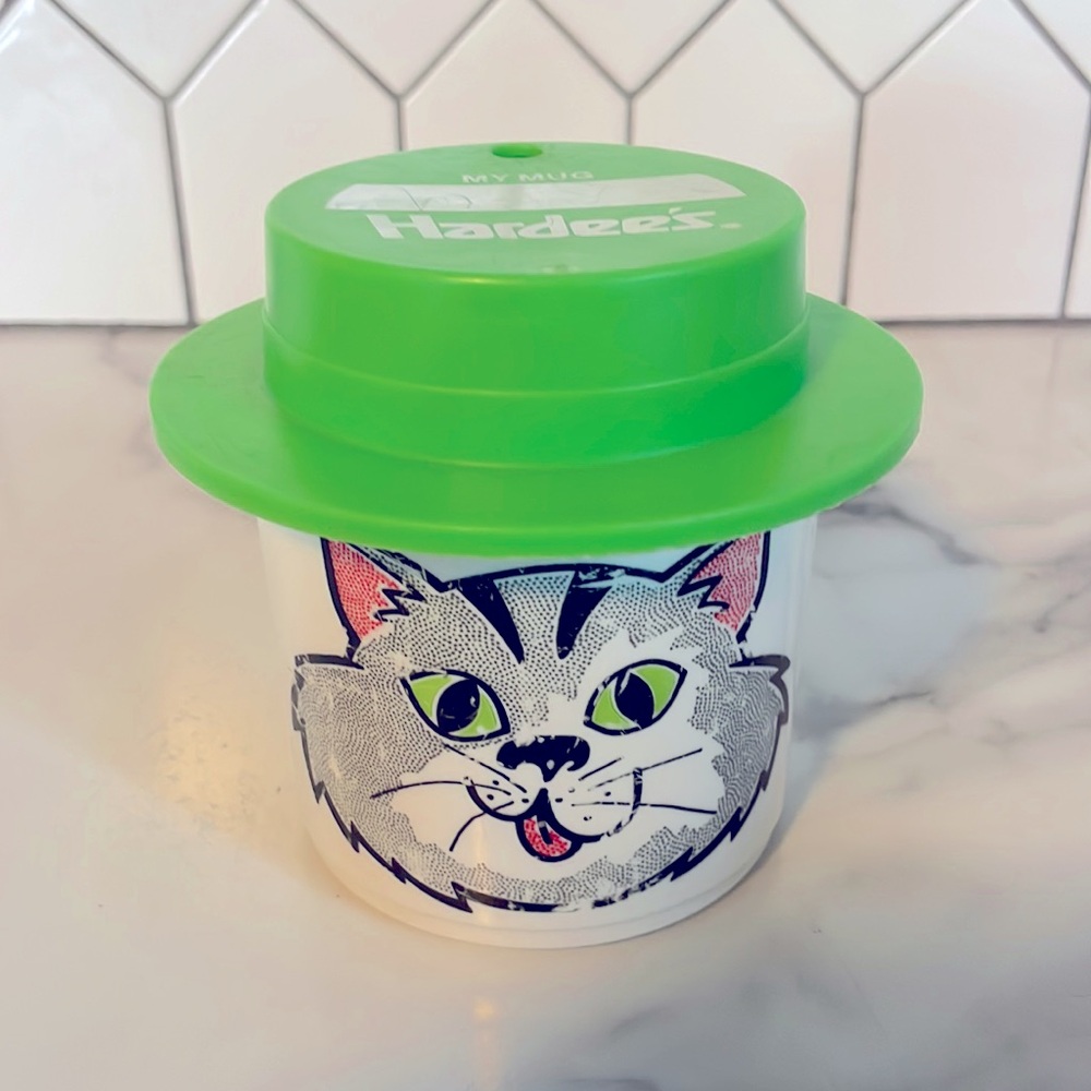 Vintage Hardee’s Cat Mug